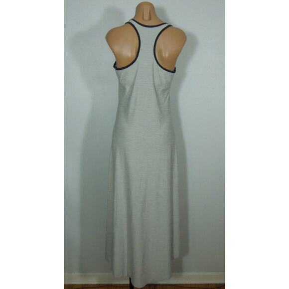 WOMENS Dress Racerback Inner Sport Bra Gray Active Low High Sleeveless - Picture 3 of 4